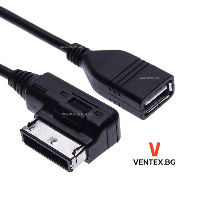 USB кабел за Mercedes Benz AMI Media In MMI за музика от флашка