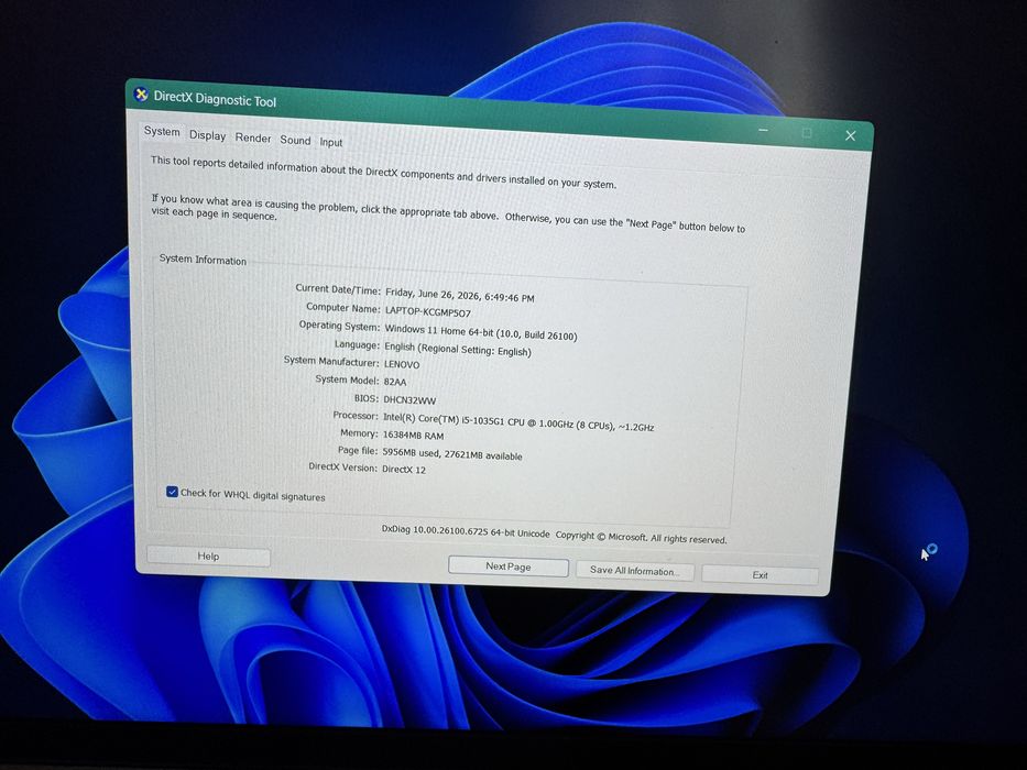 Laptop Lenovo Yoga Slim 7