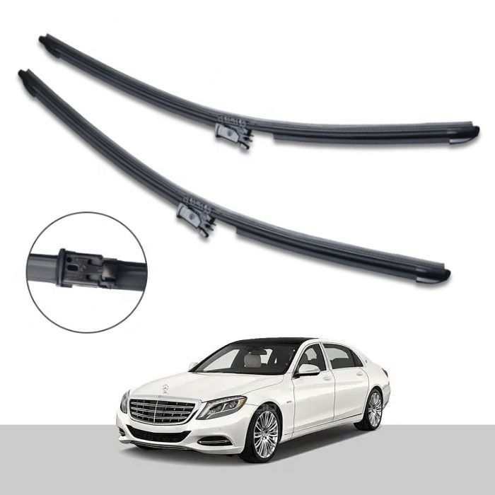 Чистачки за Mercedes W222 – комплект 575/625 мм аеро банан