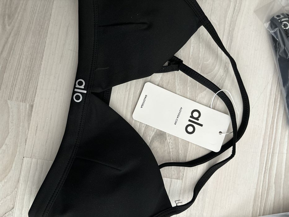 Bustiera/ Sutien Alo Yoga Negru