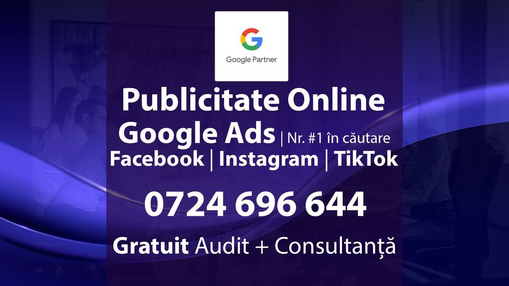 Promovare Google Ads Publicitate Meta Ads Reclame Facebook & Instagram