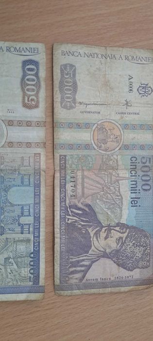 Am 5 bacnote (1 gratis este putin mai deteriorata)