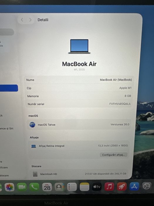 MacBook Air M1 8GB 256GB ID-XXL6314