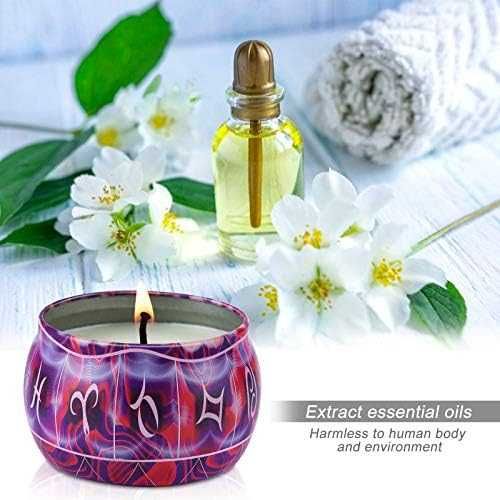 Нов Подаръчен комплект 4 ароматни свещи Релаксация Антистрес дом офис