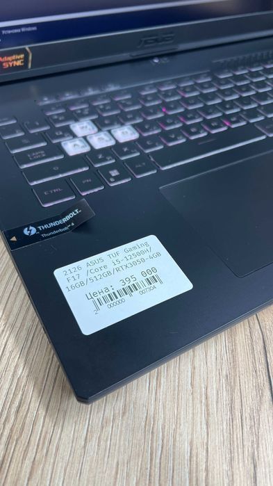 Игровой ноутбук ASUS TUF Gaming F17 | Core i5-12500H | 16GB | 3050-S10
