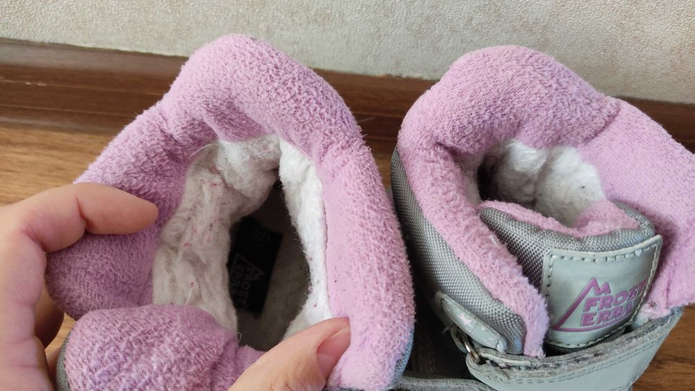 Зимние ботинки на девочку 32 размер