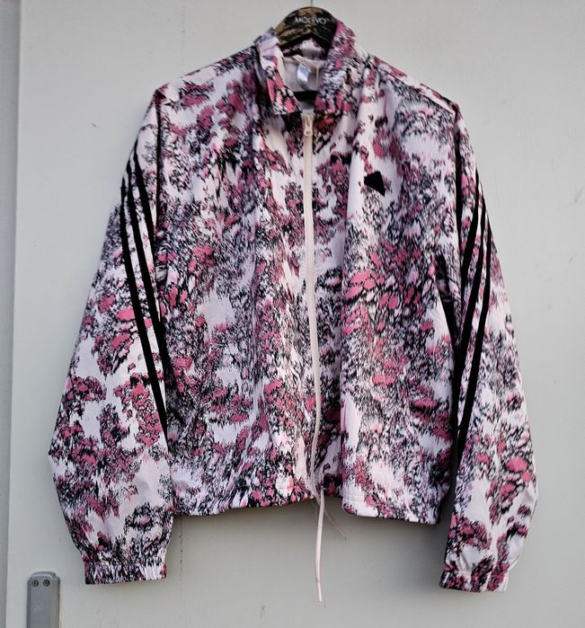 Adidas уникална оригинална дамска горница тип ветровка Л/ Хл размер