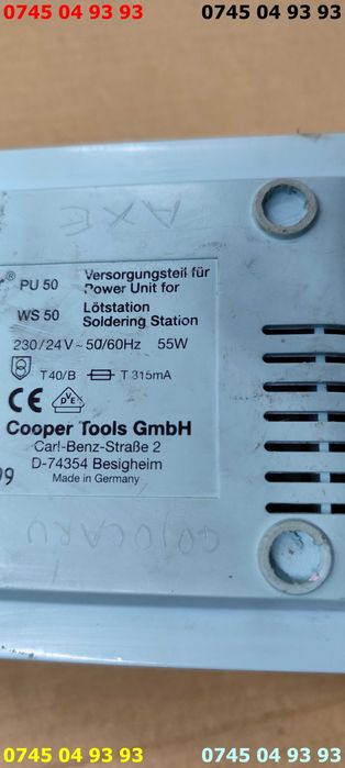 statie lipit WELLER WS50 si letcon completa functionala cu proba