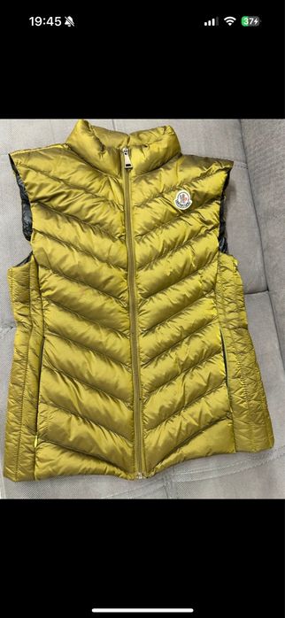Vesta moncler verde mustar