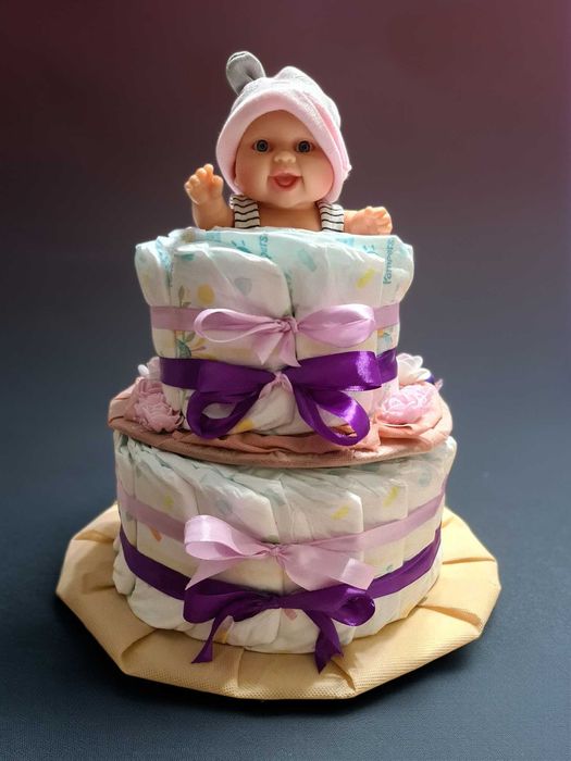 Торта от памперси