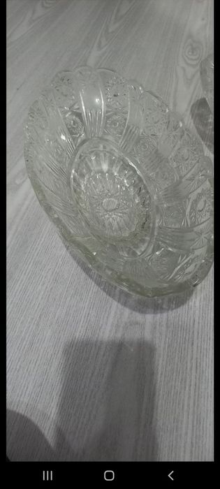 Хрустал фруктовий ваза