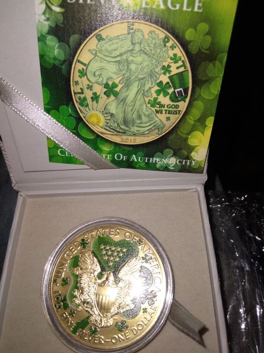 Редки монети златно сребърни със сертификат