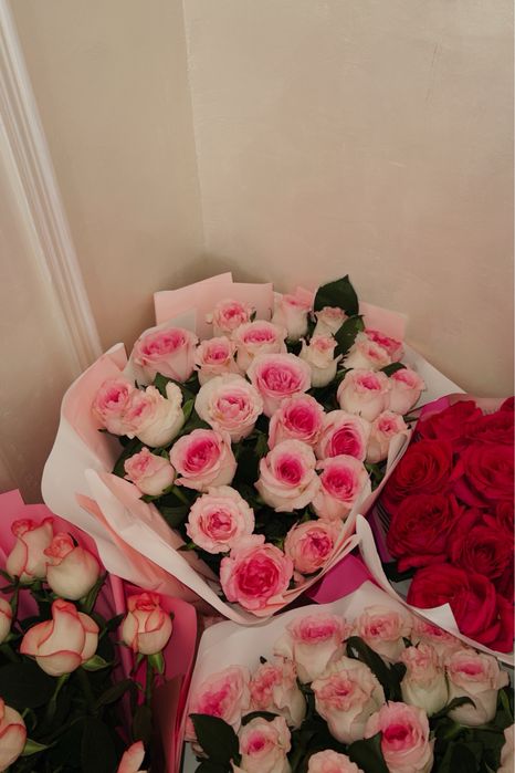 Цветы 41роза , 25роз(3), 17роз