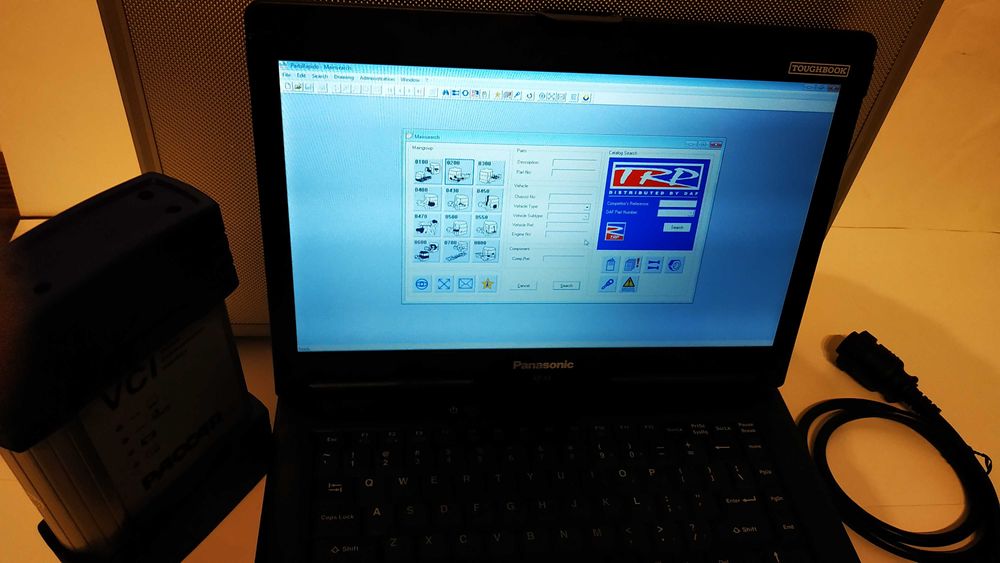 Tester camioane DAF VCI Original + Panasonic full soft