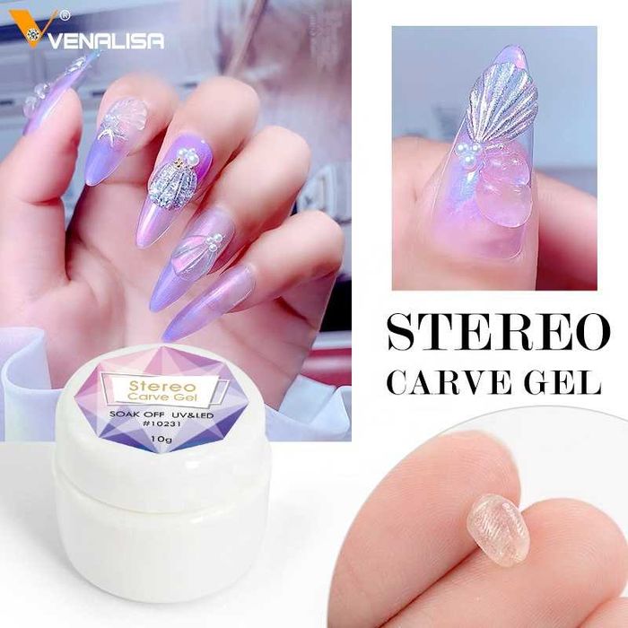 VENALISA 3D Uv & Led безцветен пластелин за моделиране