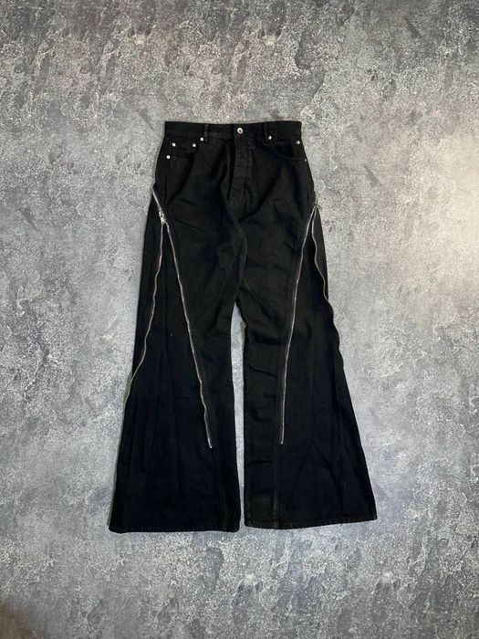 flared jeans Rick Owens black