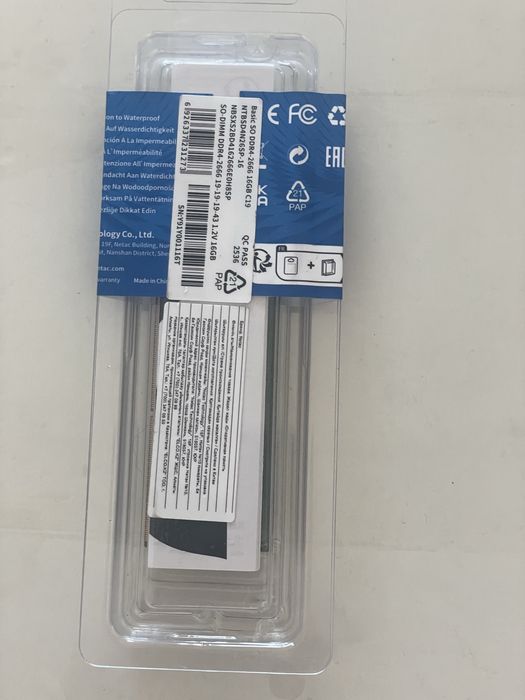 Оперативная память SODIMM Netac Basic