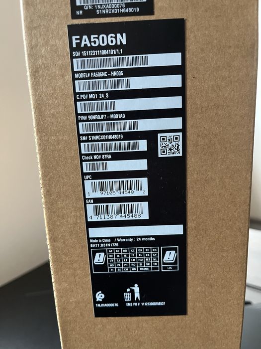 Asus Tuf Gaming A15 Nvidia RTX 3050