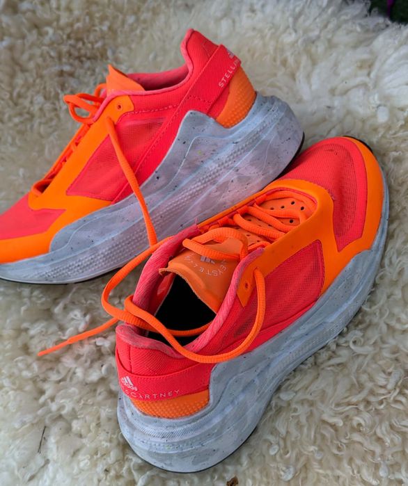 Adidas Stella McCartney уникални оригинални дамски сникърси цвят корал
