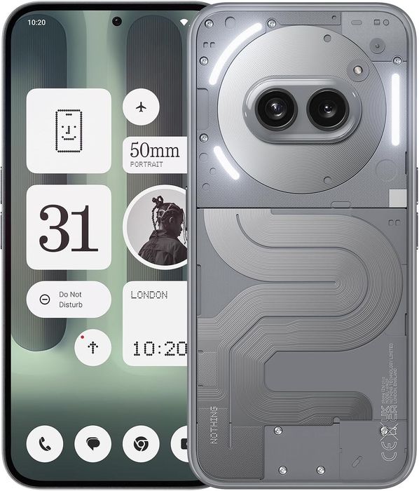 Telefon mobil Nothing Phone (2a) Plus, 256GB, 12GB RAM, 5G, Grey,sigilat