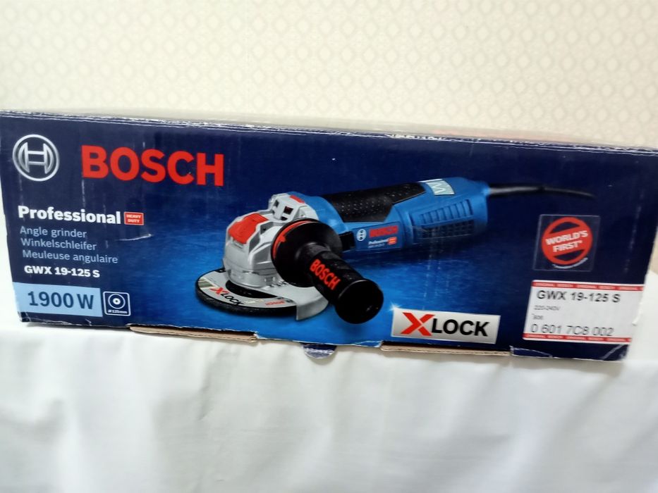 УШМ BOSCH GWX 19-125s X-LOCK. 1900w