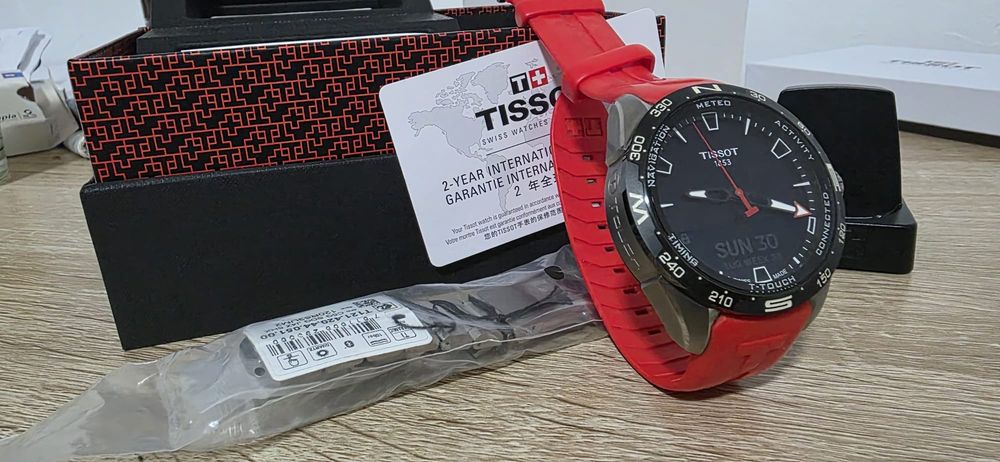 Tissot T Touch Coonect Titanium full box 2 bratari