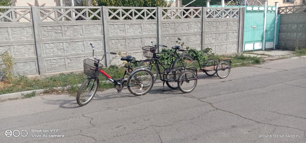 Продам тачку прицеп на велосипед
