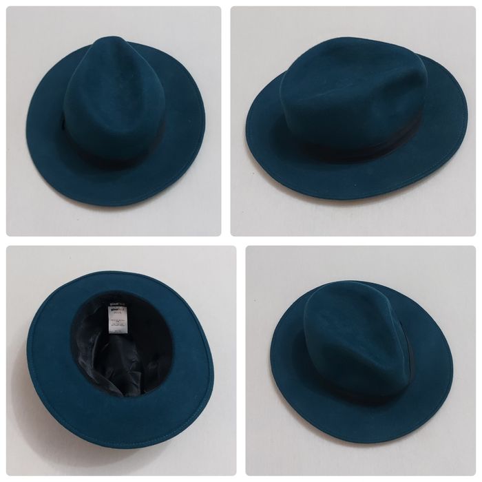 Palarie Fedora Gina Tricot Outdoors, 100% lână, vânătoare, nr. 56