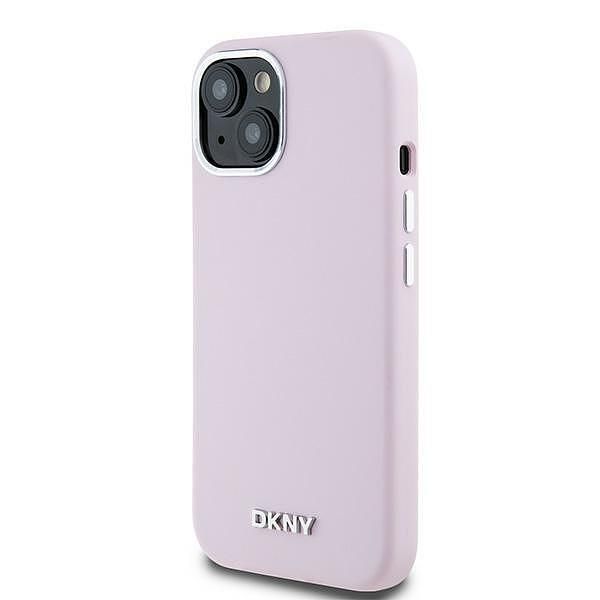 Dkny dkhmp15ssmchlp iphone 15 / 14 / 13 6.1" pink hardcase liquid sili