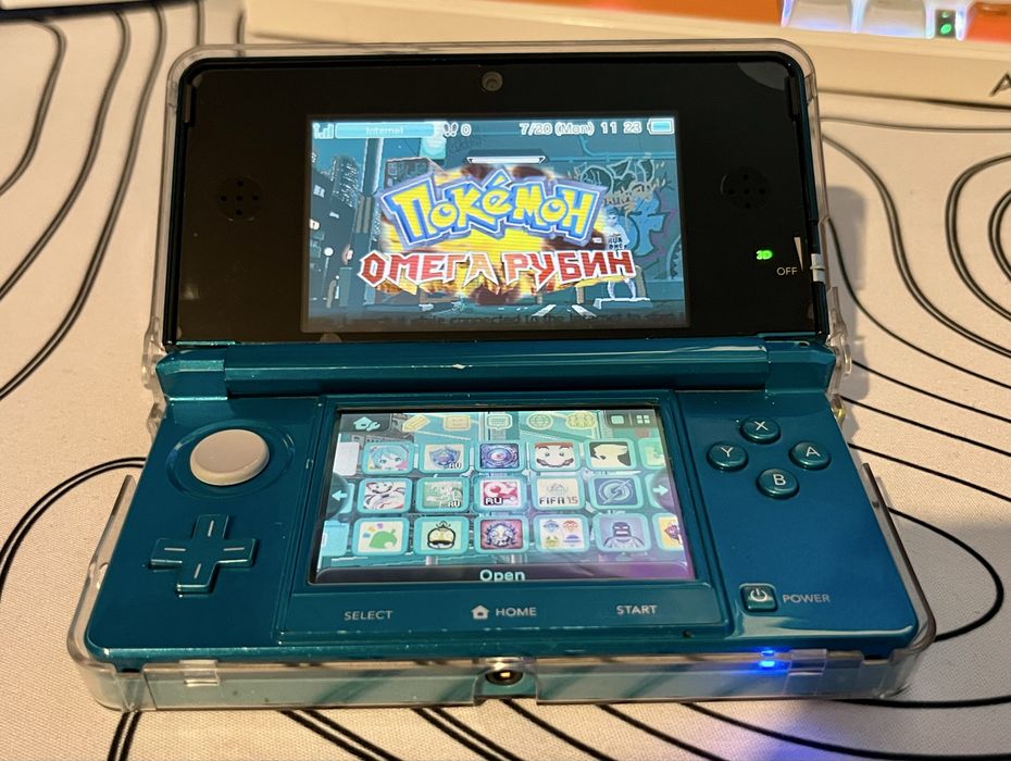 Nintendo 3ds прошитый 64 гб