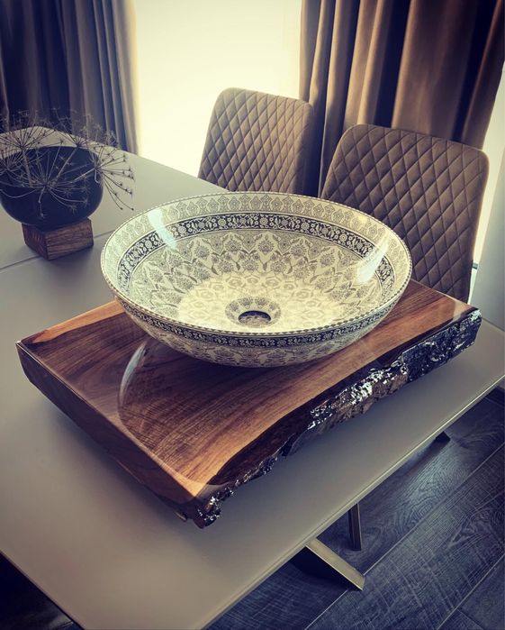 Плотове за баня от естествено дърво / Дървен плот