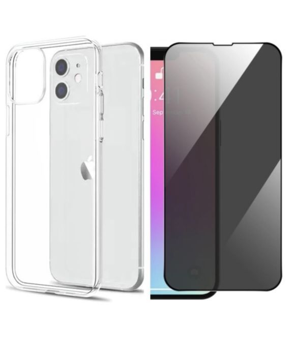 Iphone 14/15/16E/PRO/MAX Husa SIlicon Surface Case si Folie Sticla CRB