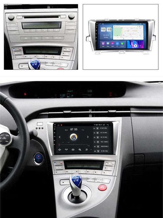 Navigatie Android 14 TOYOTA PRIUS 2009 - 2015 1/8 Gb CarPlay CAMERA