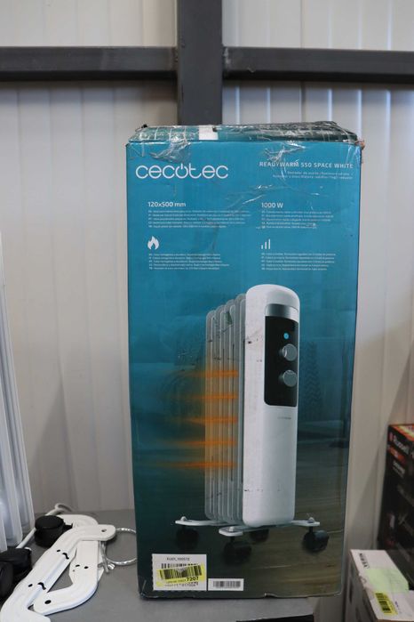 Маслен радиатор Cecotec ReadyWarm 550 Space White 1000W за 12м2