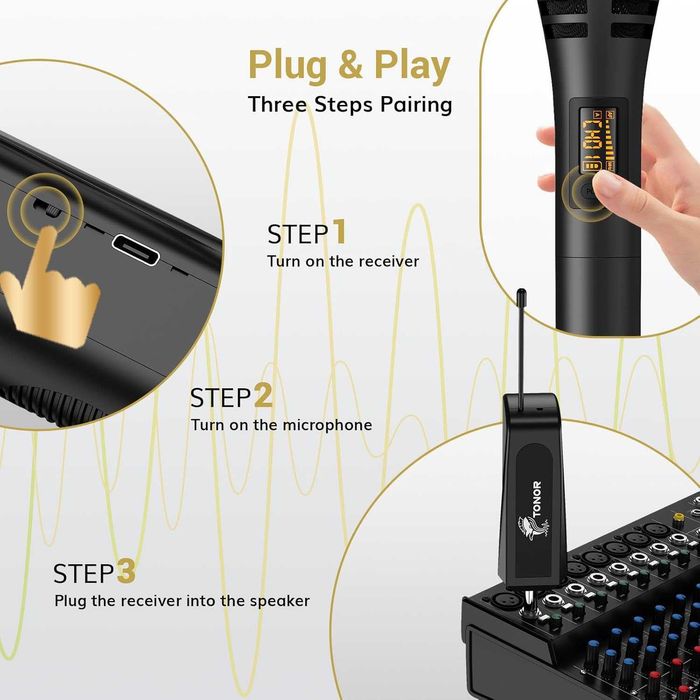 Безжичен микрофон TONOR TW310