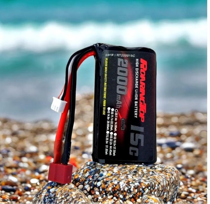 Батерии RoaringTop 2000 mAh 15C (2 бр.) + USB зарядно