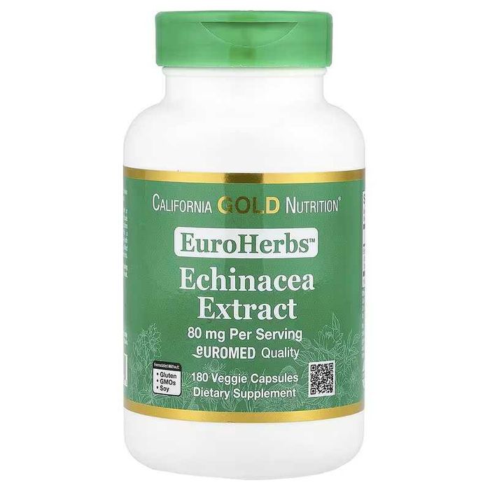 California Gold EuroHerbs Echinacea Extract эхинацеи эхинация