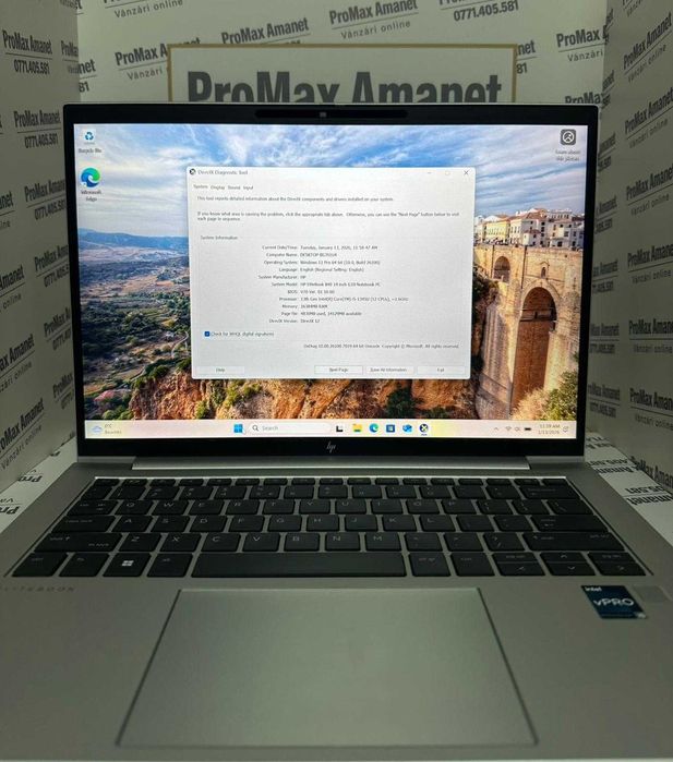 Laptop HP EliteBook 840 14 G10 I5-1345u 16Gb Ram ProMax Amanet