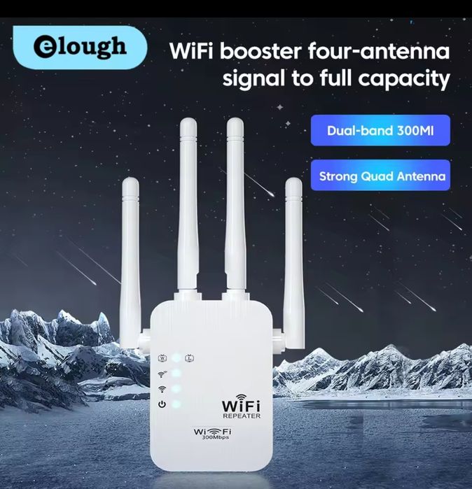 Repeater WiFi Dual Band, amplificator semnal, extender & router