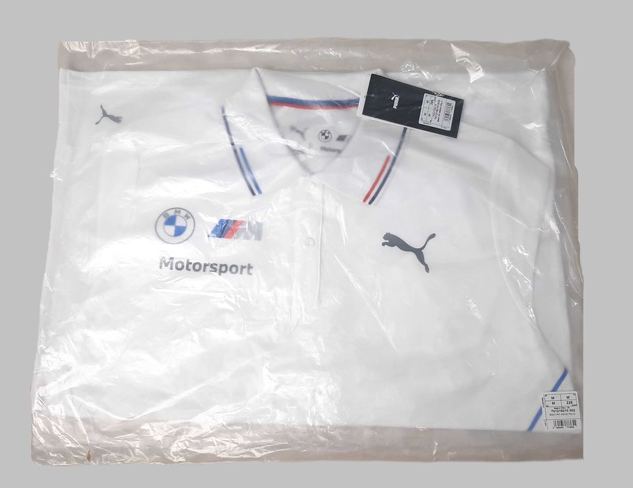 Puma BMW Motorsport Team Polo - Оригинална мъжка тениска с яка р-р M