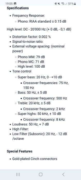Preamplificator Technics SU A6 mk2