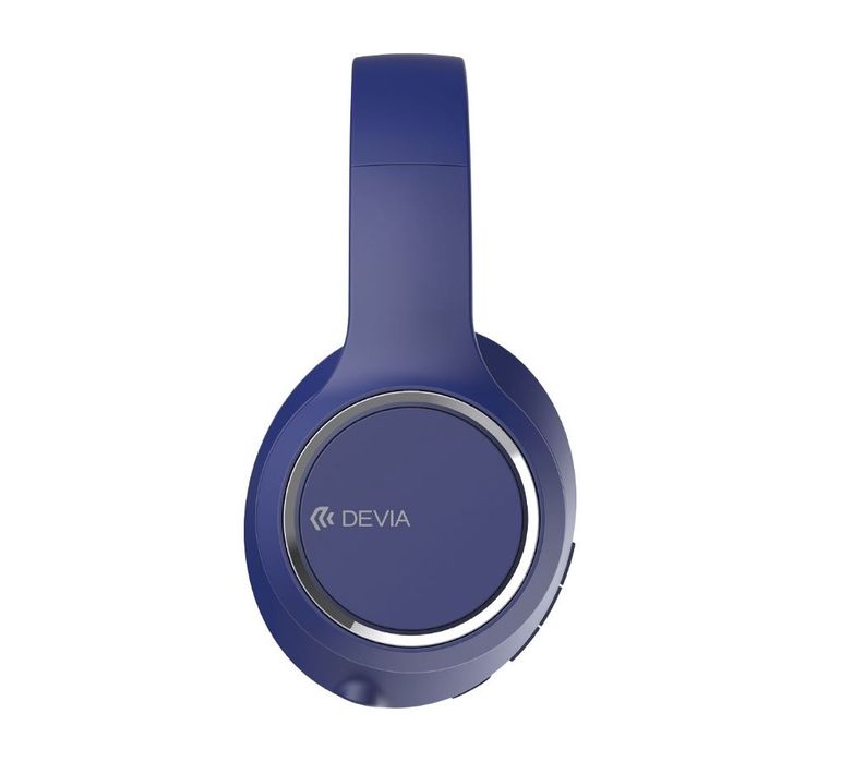 Casti Wireless Bluetooth Devia On-Ear Kintone Albastru