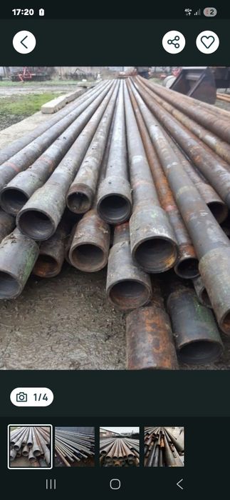 Vand  teava pentru podețe stalpi  hala metalica