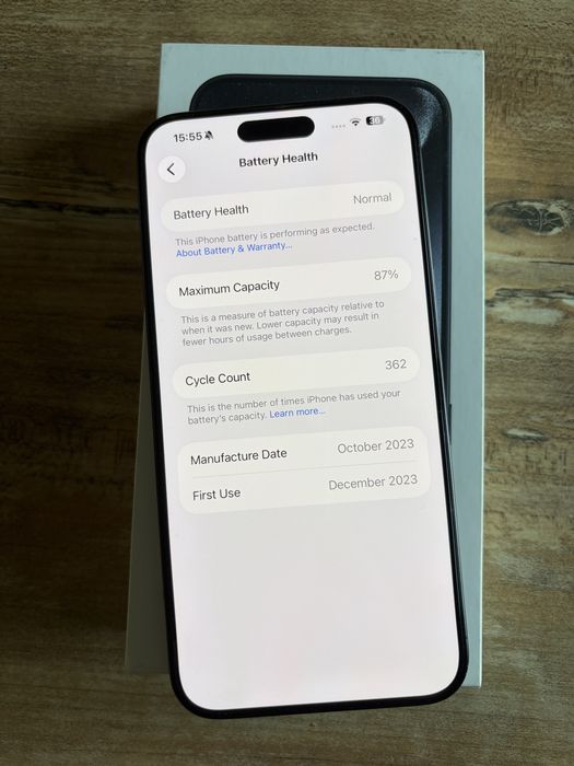 Vand iPhone 15 Pro Max 256gb