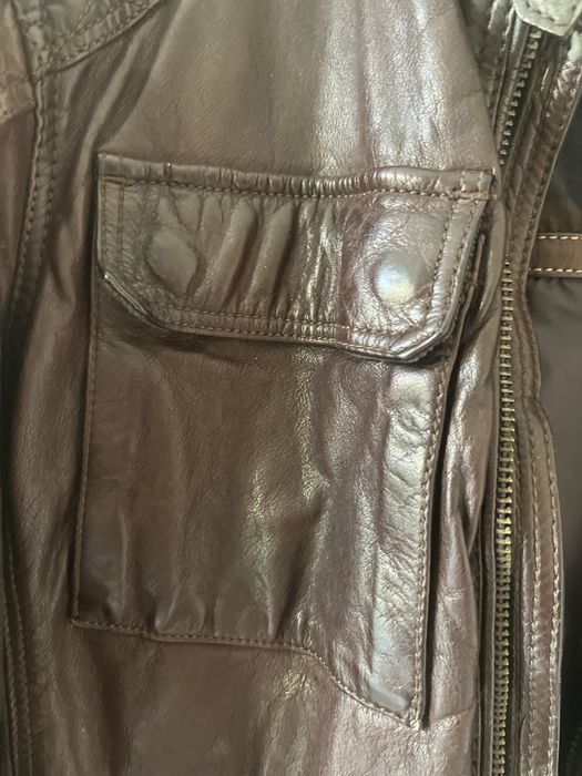 Мъжко кожено яке Масимо дути