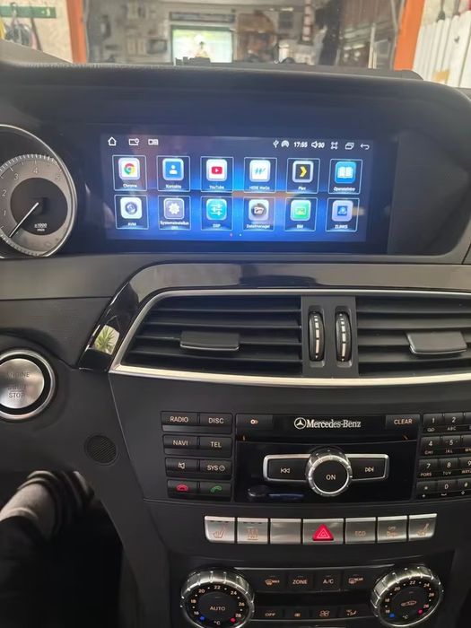 Navigatie Android carplay mercedes w204