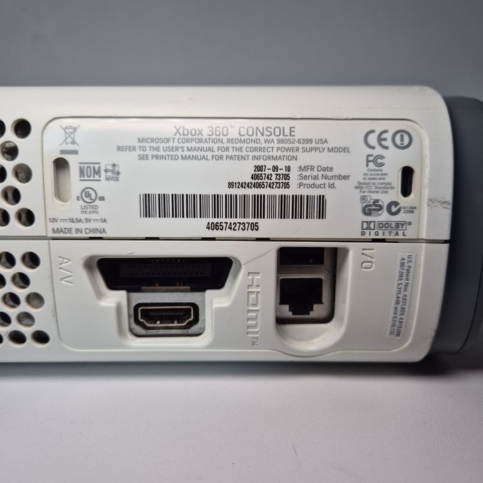 Consola Xbox 360 Fat Alba