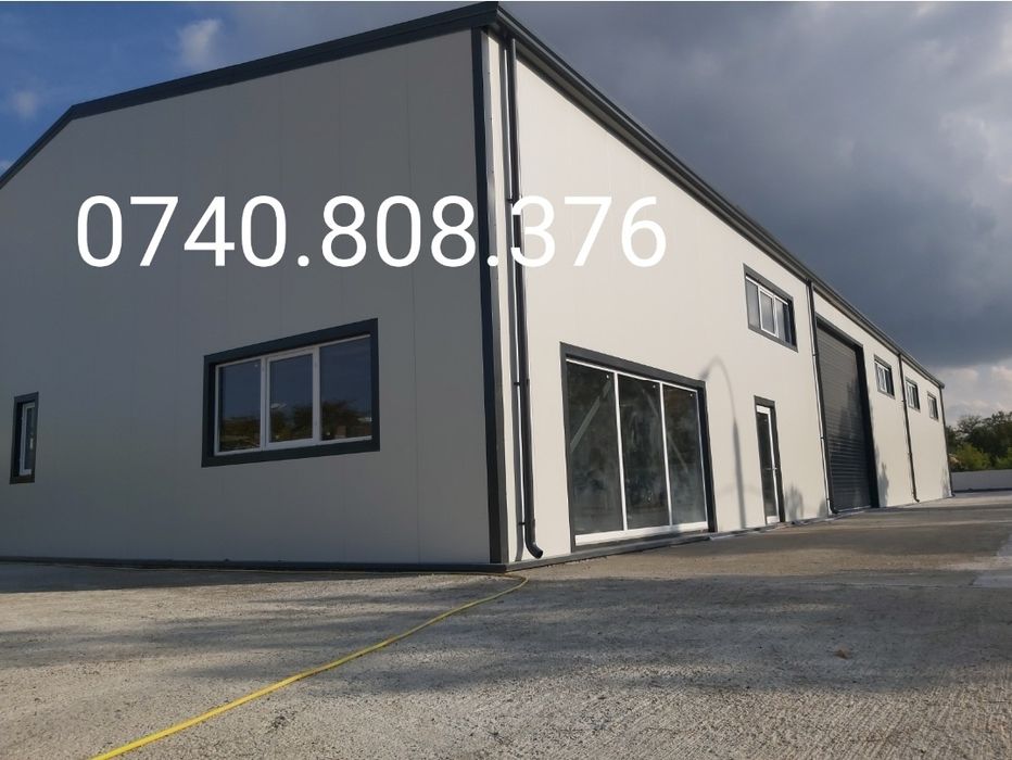 Hala 12x30m constructie metalica structura hala completa