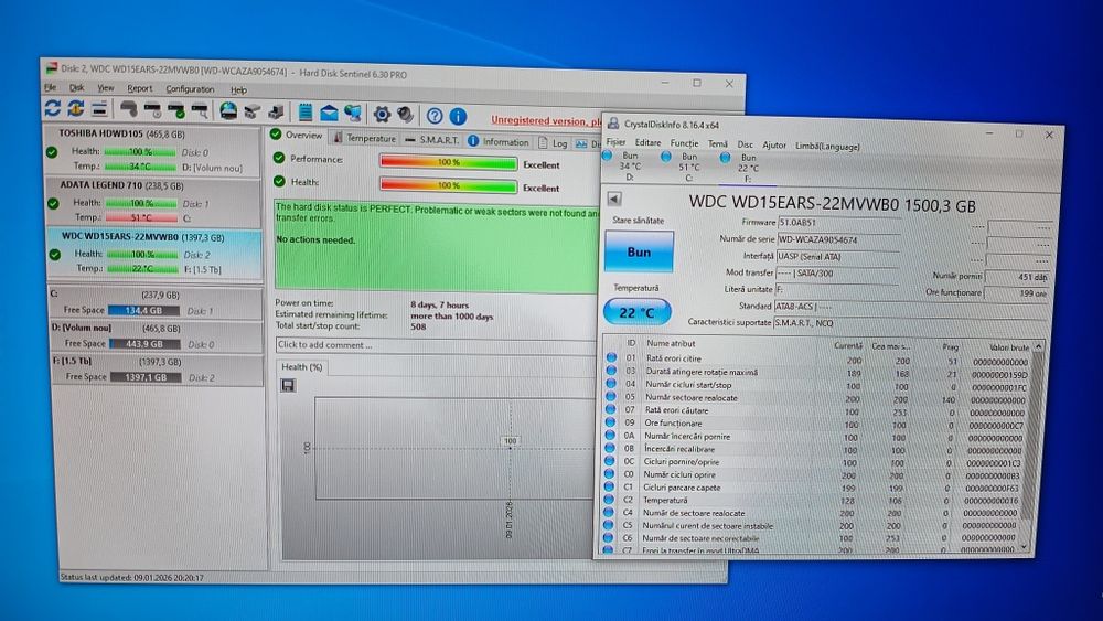 Hard disk extern 1.5Tb