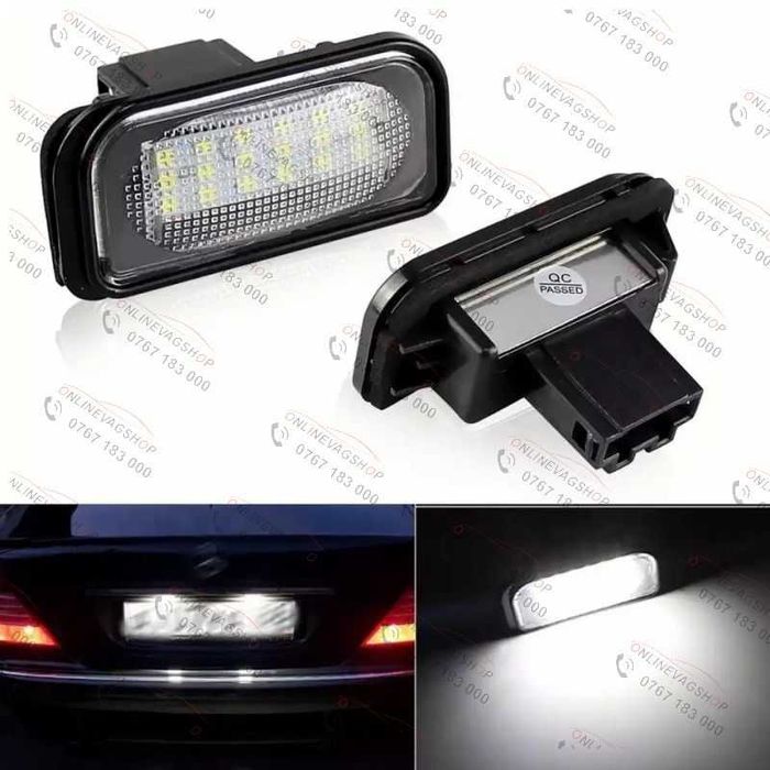 Set lampi LED numar Mercedes C-class W203,W209, A209,SL,CLK, Chrysler